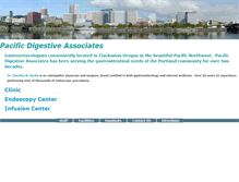 Tablet Screenshot of pacificdigestive.com